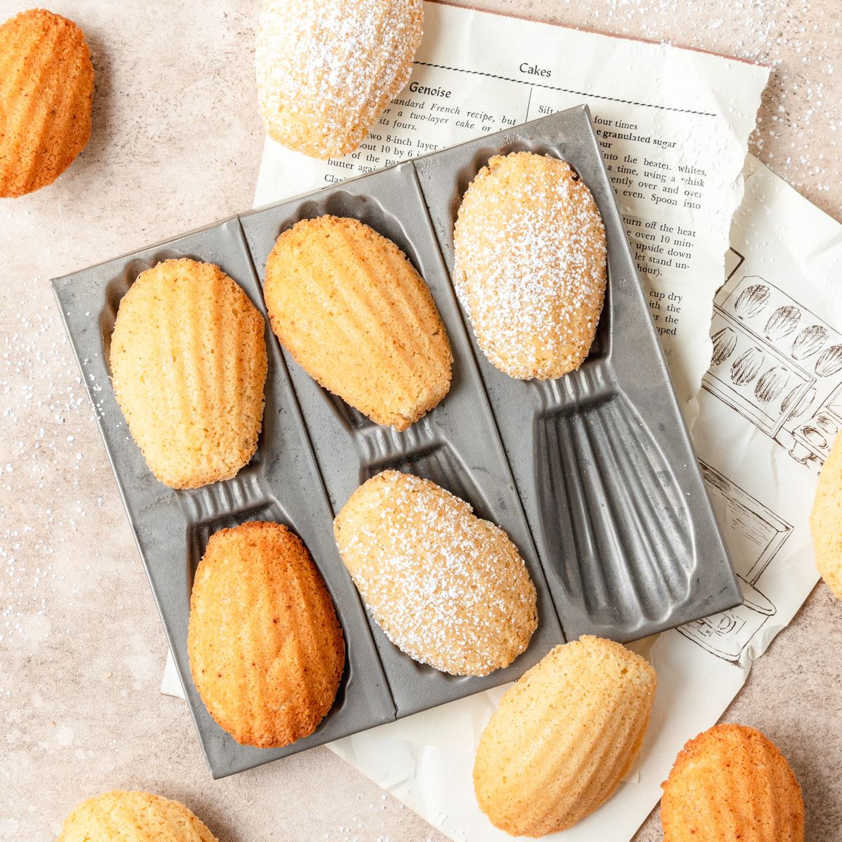 Madeleine Cake