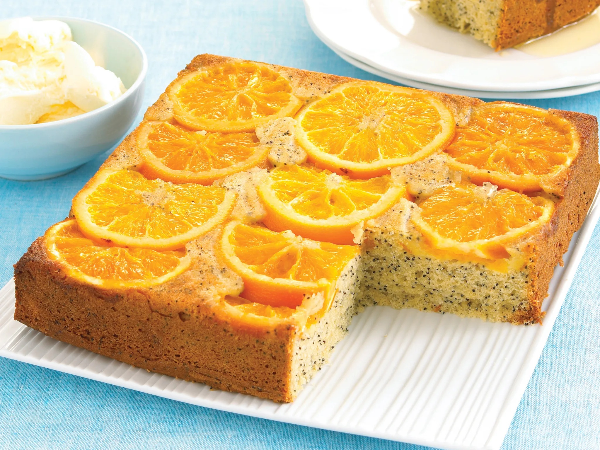 Orange & poppy seed cake